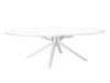 Стол Kenner DO1300 / белый/керамика белая TOP ALPINE WHITE (кругл ноги)